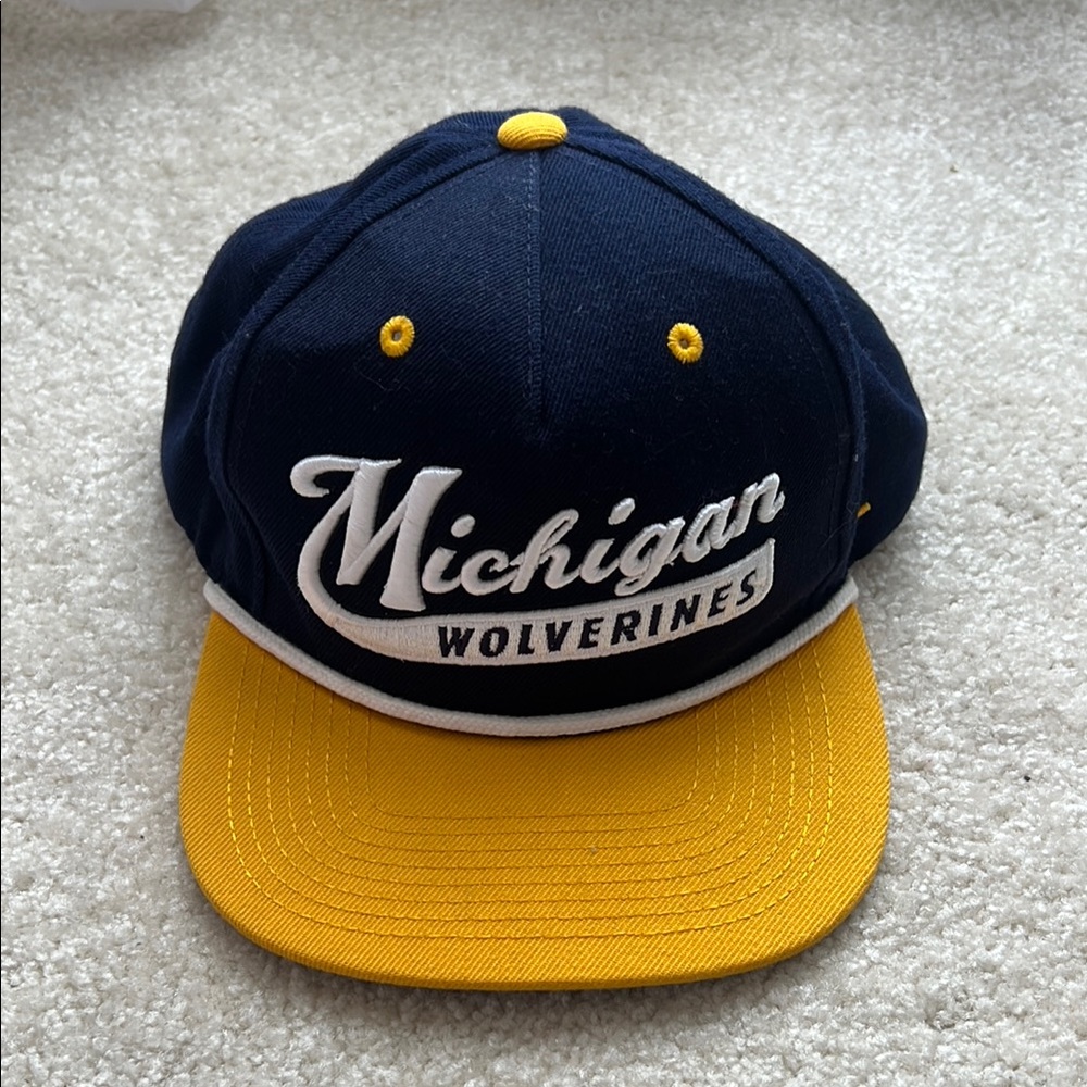 Vintage University Of Michigan Wolverines Cap